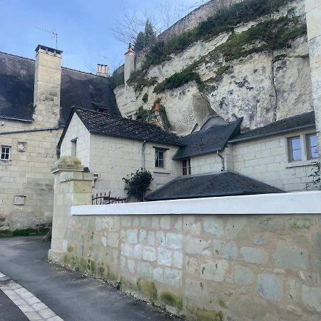 Villa L'Escale Troglo Au Bord De La Loire Souzay-Champigny Exterior foto