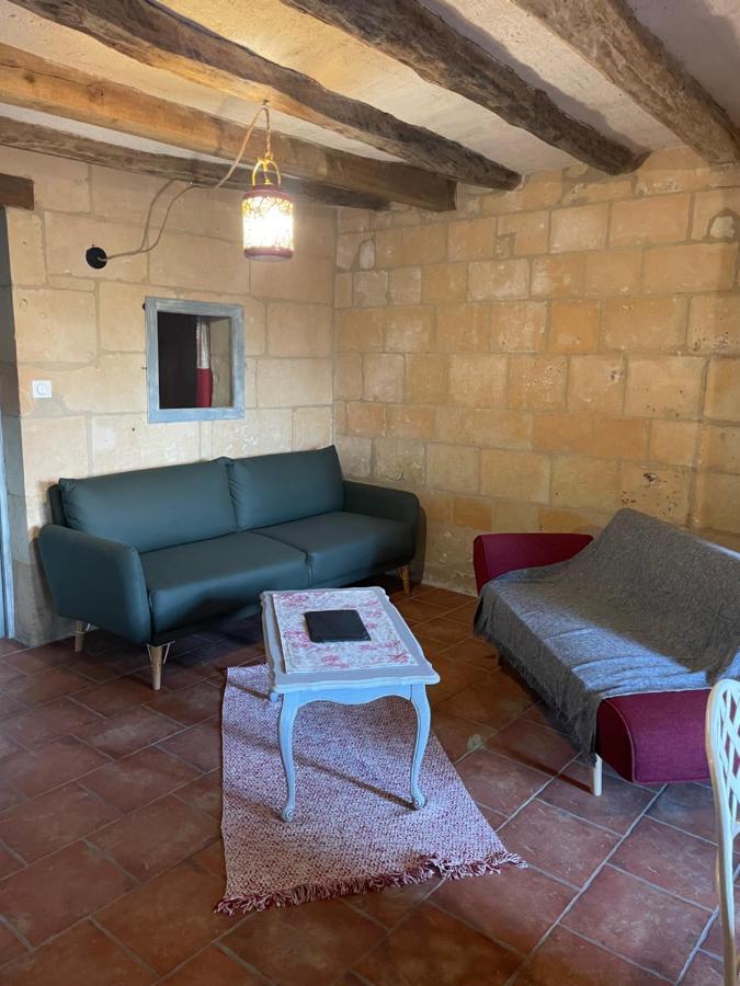 Villa L'Escale Troglo Au Bord De La Loire Souzay-Champigny Exterior foto