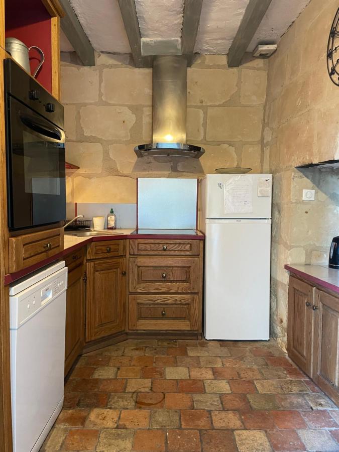 Villa L'Escale Troglo Au Bord De La Loire Souzay-Champigny Exterior foto
